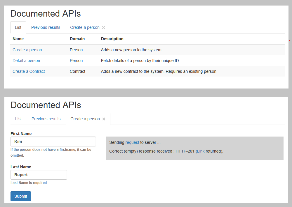 Auto-generated-backend-UI Screenshot